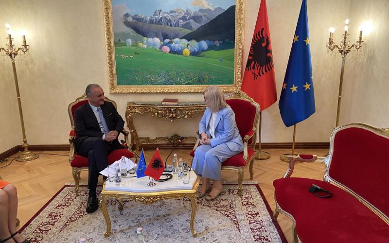 Μανώλης Κεφαλογιάννης «Συναντήθηκε με τον πρωθυπουργό  της Αλβανίας Έντι Ράμα ο Μανώλης Κεφαλογιάννης, για την απελευθέρωση του Δημάρχου Χειμάρρας Φρέντη Μπελέρη.»