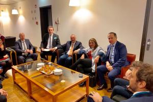 Μανώλης Κεφαλογιάννης Στο Ευρωπαϊκό Κοινοβούλιο με τους εκπροσώπους του δυναμικού κλάδου της γουνοποιίας 1